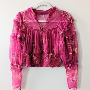 FREE PEOPLE Time to Shine Blouse